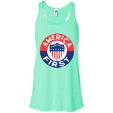 AMERICA FIRST! T shirt B8800 Bella + Canvas Flowy Racerback Tank
