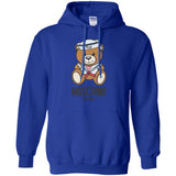 Moschino Man Azure T-Shirt Cotton G185 Gildan Pullover Hoodie 8 oz.