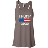 donaltrump 2020 T Shirt B8800 Bella + Canvas Flowy Racerback Tank