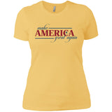 Make america great again t shirt NL3900 Next Level Ladies' Boyfriend T-Shirt