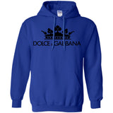Dolce & Gabbana Crown D&G Logo Ringer Tee G185 Gildan Pullover Hoodie 8 oz.