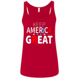 Keep American great 2020 6488 Bella + Canvas Ladies' Relaxed Jersey Tank