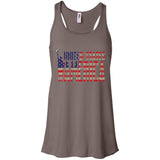 i'm American t shirt B8800 Bella + Canvas Flowy Racerback Tank