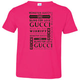 Gucci logomania print gucci men's t shirt 3321 Rabbit Skins Toddler Jersey T-Shirt