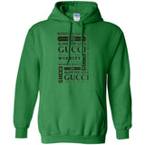 Gucci logomania print gucci men's t shirt G185 Gildan Pullover Hoodie 8 oz.