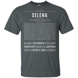 Selena  Classic Name Print t shirt G200 Gildan Ultra Cotton T-Shirt