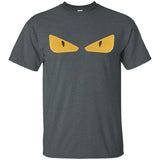 Black Fendi Monster Yellow Eyes T-Shirt 1 G200 Gildan Ultra Cotton T-Shirt