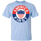 AMERICA FIRST agian! T shirt G200B Gildan Youth Ultra Cotton T-Shirt