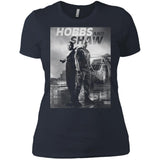 Hobbs & Shaw T-Shirt 2019 HOT Fast & Furious Presents Summer Men's Black S-5XL NL3900 Next Level Ladies' Boyfriend T-Shirt