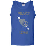 Love Moschino Man Black T-Shirt Cotton, Elastane G220 Gildan 100% Cotton Tank Top