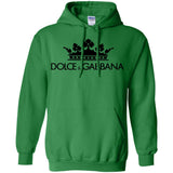 Dolce & Gabbana Crown D&G Logo Ringer Tee G185 Gildan Pullover Hoodie 8 oz.