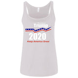 President Trump keep America great 2020 6488 Bella + Canvas Ladies' Relaxed Jersey Tank