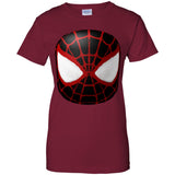 Spider man mask T Shirt G200L Gildan Ladies' 100% Cotton T-Shirt