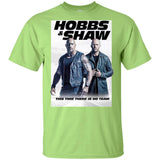 Hobbs & Shaw T-Shirt 2019 Movie HOT Fast&Furious Presents MEN-WOMEN Black-White G200B Gildan Youth Ultra Cotton T-Shirt