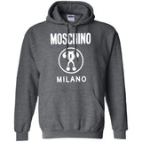 Moschino Kids - logo print T-shirt - kids - Cotton G185 Gildan Pullover Hoodie 8 oz.