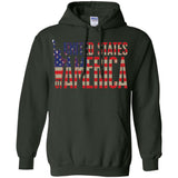 i'm American t shirt G185 Gildan Pullover Hoodie 8 oz.