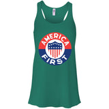 AMERICA FIRST agian! T shirt B8800 Bella + Canvas Flowy Racerback Tank