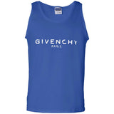 Givenchy Men's Destroyed Logo Graphic T-Shirt, Black, Men's G220 Gildan 100% Cotton Tank Top