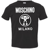 Moschino Kids - logo print T-shirt - kids - Cotton 3321 Rabbit Skins Toddler Jersey T-Shirt