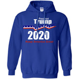 President Trump keep America great 2020 G185 Gildan Pullover Hoodie 8 oz.