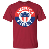 AMERICA FIRST! T shirt G200B Gildan Youth Ultra Cotton T-Shirt