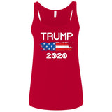 donaltrump 2020 T Shirt 6488 Bella + Canvas Ladies' Relaxed Jersey Tank