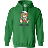Moschino Man Azure T-Shirt Cotton G185 Gildan Pullover Hoodie 8 oz.