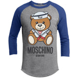 Moschino Man Azure T-Shirt Cotton T200 Sport-Tek Sporty T-Shirt