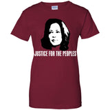 Kamala Harris Justice for the peoples t shirt G200L Gildan Ladies' 100% Cotton T-Shirt