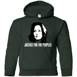 Kamala Harris Justice for the peoples t shirt G185B Gildan Youth Pullover Hoodie