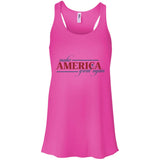 Make america great again t shirt B8800 Bella + Canvas Flowy Racerback Tank
