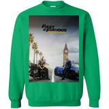 FAST AND FURIOUS 9 HOBBS AND SHAW movie poster t shirt G180 Gildan Crewneck Pullover Sweatshirt  8 oz.