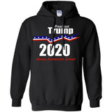 President Trump keep America great 2020 G185 Gildan Pullover Hoodie 8 oz.