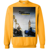 FAST AND FURIOUS 9 HOBBS AND SHAW movie poster t shirt G180 Gildan Crewneck Pullover Sweatshirt  8 oz.