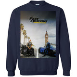 FAST AND FURIOUS 9 HOBBS AND SHAW movie poster t shirt G180 Gildan Crewneck Pullover Sweatshirt  8 oz.