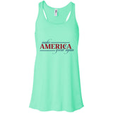 Make america great again B8800 Bella + Canvas Flowy Racerback Tank
