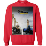 FAST AND FURIOUS 9 HOBBS AND SHAW movie poster t shirt G180 Gildan Crewneck Pullover Sweatshirt  8 oz.