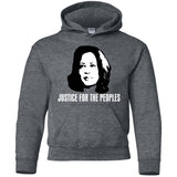 Kamala Harris Justice for the peoples t shirt G185B Gildan Youth Pullover Hoodie