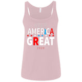 Keep American great 2020 6488 Bella + Canvas Ladies' Relaxed Jersey Tank
