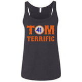 Tom Terrific Patriots t shirt 6488 Bella + Canvas Ladies' Relaxed Jersey Tank
