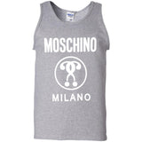Moschino Kids - logo print T-shirt - kids - Cotton G220 Gildan 100% Cotton Tank Top