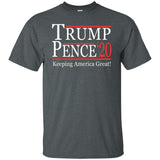 Trump pense keep America great 2020 G200 Gildan Ultra Cotton T-Shirt