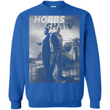 Hobbs & Shaw T-Shirt 2019 HOT Fast & Furious Presents Summer Men's Black S-5XL G180 Gildan Crewneck Pullover Sweatshirt  8 oz.