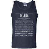 Selena  Classic Name Print t shirt G220 Gildan 100% Cotton Tank Top