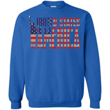 i'm American t shirt G180 Gildan Crewneck Pullover Sweatshirt  8 oz.