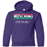 Moschino - Couture logo T-shirt - men - Cotton - 50 - Black G185B Gildan Youth Pullover Hoodie