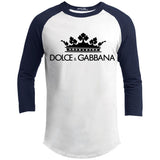Dolce & Gabbana Crown D&G Logo Ringer Tee T200 Sport-Tek Sporty T-Shirt
