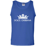 Dolce & Gabbana Black Crown Tee G220 Gildan 100% Cotton Tank Top