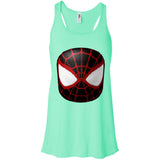 Spider man mask T Shirt B8800 Bella + Canvas Flowy Racerback Tank