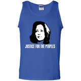 Kamala Harris Justice for the peoples t shirt G220 Gildan 100% Cotton Tank Top